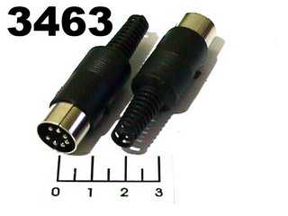 Разъем DIN 7pin штекер (7-0251)