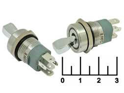 Тумблер 12-24/3 RT-S6-12C красный 2-х позиционный с фиксацией 5 контактов