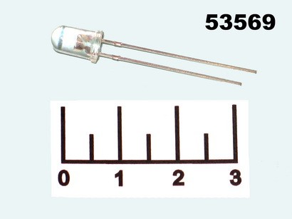 Светодиод LED 5RWWWC 22000mcd 3.4V 15d (GNL-5013WWC)