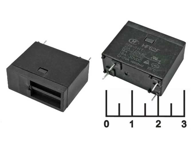Реле =24V 16A/250V HF62F 024-1HT