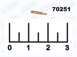 Контакт центральный SMA штекер SMA-C58P