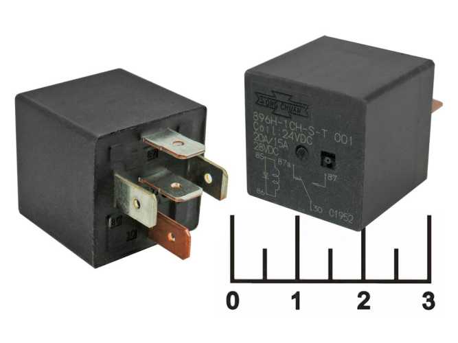Реле =24V 20A/28VDC 896H-1CH-S-T