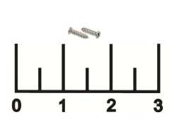 Саморез 1.2*5мм (1 штука)