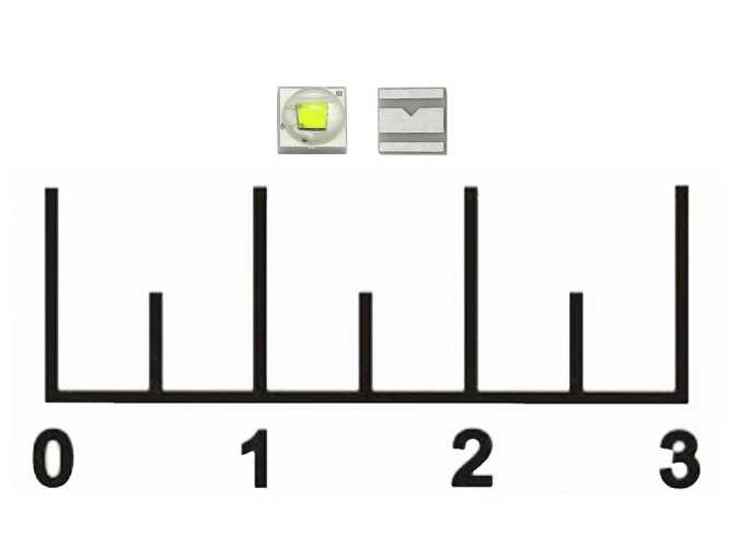 Светодиод LED 3W 3.5V 8000K белый холодный 3535 CREE XP-E