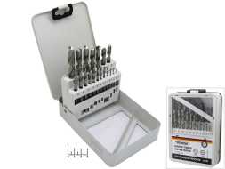 Набор сверл по металлу HSS Kranz (19 штук) (91-0630)