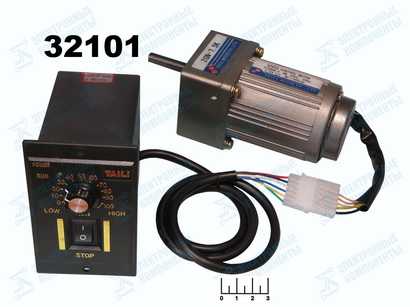 Двигатель 220V 6W 2GN-7.5K + регулятор скорости US-52