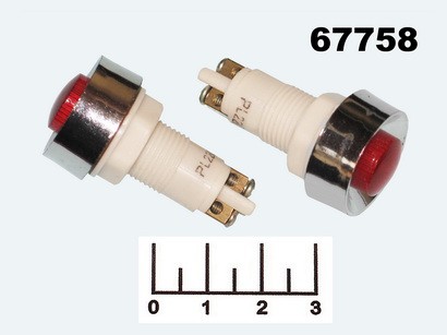 Лампа 220V AD22E красная (N-836-R)