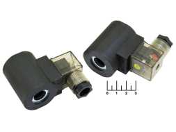 Соленоид =24V 19W + разъем IP65 d-14/14