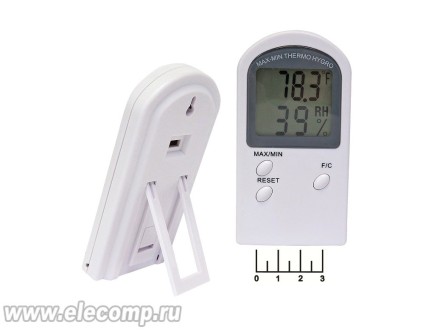 Термометр-гигрометр электронный TA-138 (без термодатчика)