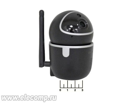 IP-камера OT-VNI45 цветная с блоком питания Wi-Fi (черная)