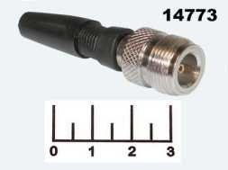 Разъем N гнездо под винт на кабель резиновый