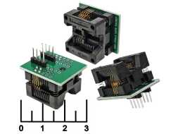 Переходник DIP8-SO8W быстрозажимной