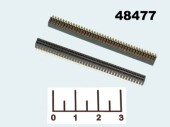 Разъем PBD1.27-80 (2*40) штекер шаг 1.27мм SMD черный