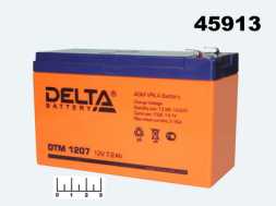 Аккумулятор 12V 7.2A DTM1207