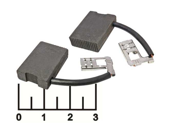 Щетка угольная 6.3*16*23 (2 штуки)