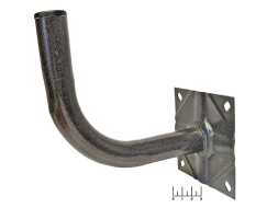 Крепеж антенный к стене 20см D32 серый