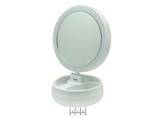 Зеркало с увеличением 10* с подсветкой YJ-1363