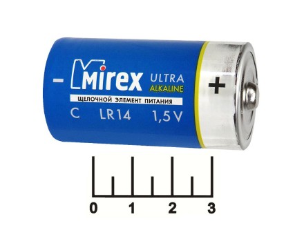 Батарейка C-1.5V Mirex Alkaline LR14