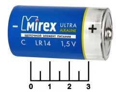 Батарейка C-1.5V Mirex Alkaline LR14 (С)