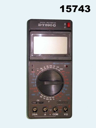 Мультиметр DT-890G откидной дисплей