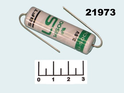 Литиевый элемент AA 3.6V 2.25A LS14500 CNA с выводами Saft
