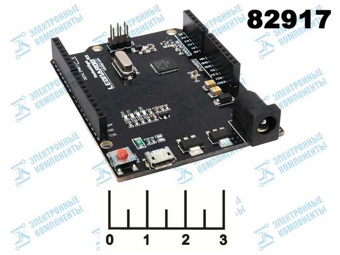 Радиоконструктор Arduino leonardo R3 + ATMEGA32U4