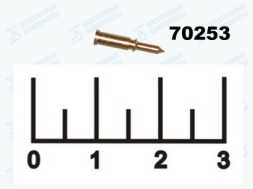 Контакт центральный BNC штекер BNC-C59P
