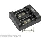 Зарядное устройство Robiton Smart4 (шнур micro USB) (AA/AAA/6F22)