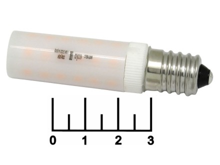 Лампа светодиодная 220V 1W E14 мерцающий огонь матовая (16*64) B4TF10ELC Ecola