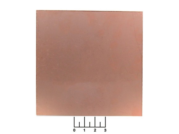 Стеклотекстолит фольгированный односторонний 100*100мм 1.5мм