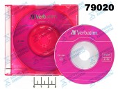 Диск CD-RW Verbatim 2-4X 210Mb (К)