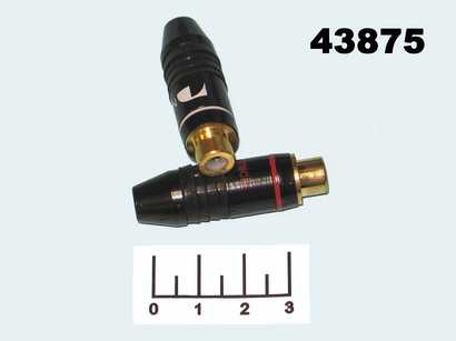 Разъем RCA гнездо на кабель gold Nakamichi (Premier)