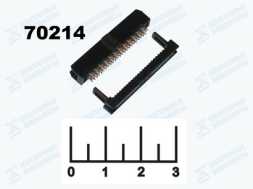 Разъем 24pin гнездо на шлейф шаг 2мм IDC2-24F