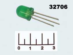 Светодиод LED L-819GGD 3pin (ОК)