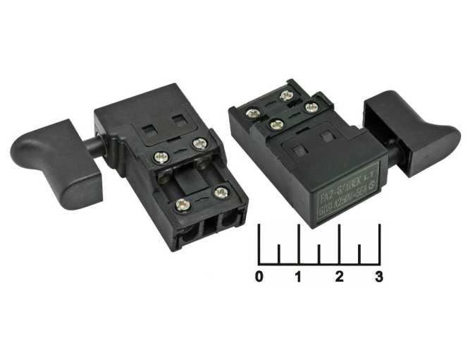 Кнопка для электроинструмента Китай 6A (перфоратор) FA2-6/2B7 (№158)