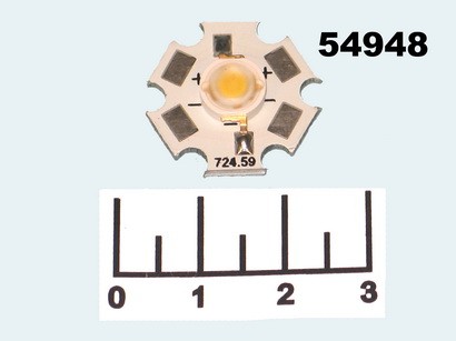 Светодиод LED 3W белый LXHL-WWS 6000K