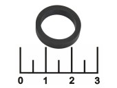 Кольцо уплотнительное резиновое 14*2*4мм черное