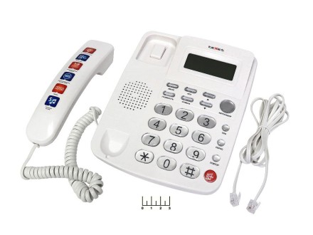 Телефон проводной Texet TX-250 (белый)