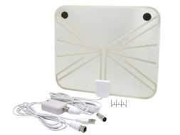 Антенна комнатная для цифрового ТВ RH-HDTV013 с усилителем (питание USB)