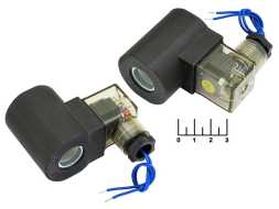 Соленоид =24V 25W + разъем IP65 d-16/16 с проводом