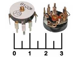 Резистор переменный 100 кОм выкл YRV-16S2 B (+105)