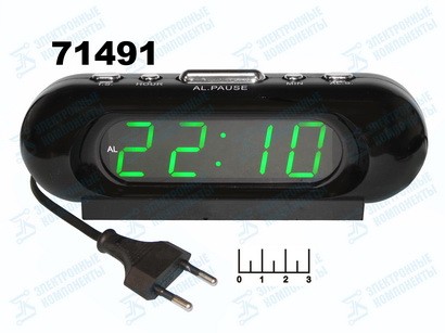 Часы цифровые VST-716-4 зеленые