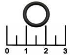 Кольцо уплотнительное резиновое 10*2мм черное