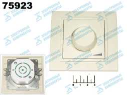 Выключатель-регулятор (диммер) 800W EL-BI Zena кремовый