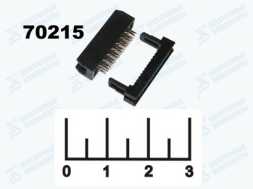 Разъем 14pin гнездо на шлейф шаг 2мм IDC2-14F