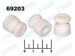 Изолятор роликовый пластиковый белый