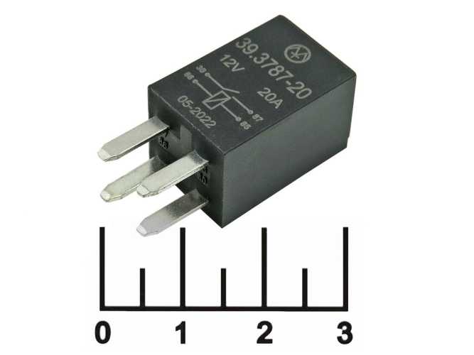 Реле =12V 20A/12V 39.3787-20