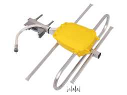 Антенна наружная для цифрового ТВ Reflect XA-3 с усилителем (питание от ресивера) + крепеж