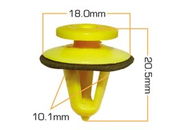 Клипса крепежная d-10.1мм KJ-344S