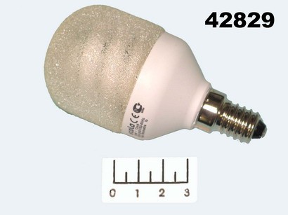 Лампа энергосберегающая 10W E14 2700K белый теплый цилиндр искристый Ecola (45*86) B4SW10ECD